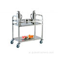 أدوات تقديم الطعام مطعم Stainless Steel Trolley